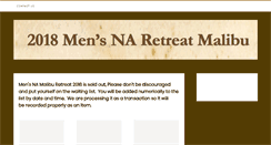 Desktop Screenshot of mensnaretreat.com